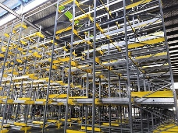 Pallet Shuttle for Leading Belt Webbing Manufacture