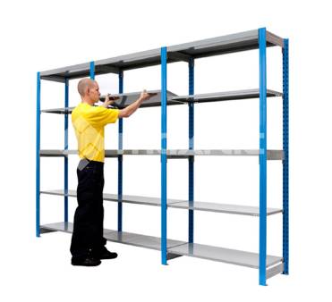 Bolt free Shelving