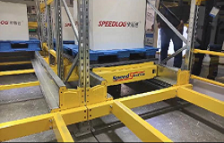 Four-way pallet shuttle system