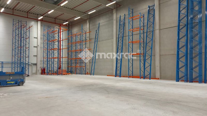 Maxrac completed pallet racking turn-key project in Europe