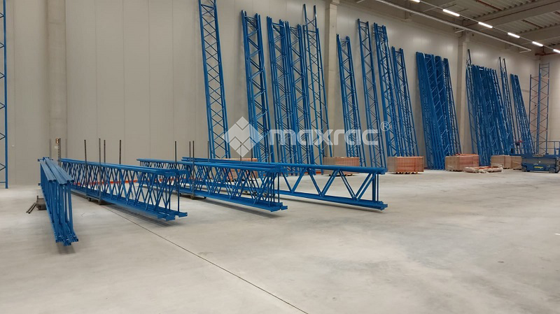 Maxrac completed pallet racking turn-key project in Europe