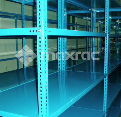 Slotted Angle Steel Shelving