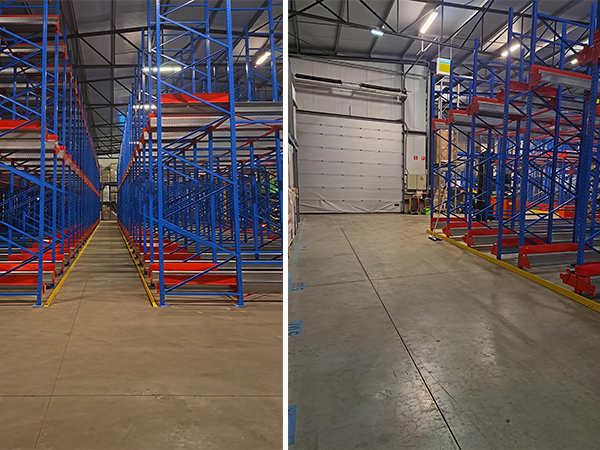 Pallet shuttle system project in Belgium
