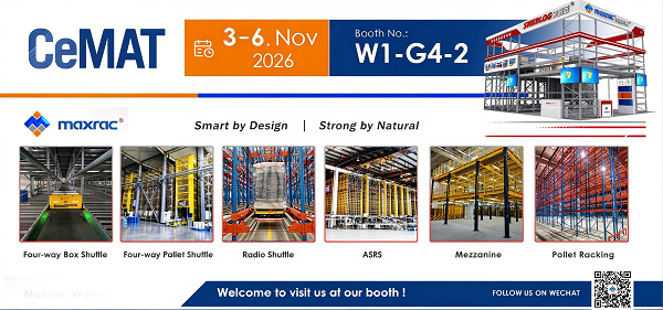 MAXRAC Invites You to Visit CeMAT ASIA 2026 MAXRAC Invites You to Visit CeMAT ASIA 2026