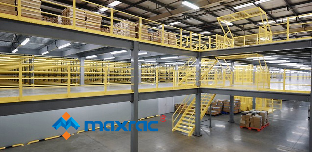 Steel Mezzanine Platform for Leading E-commerce Service Provider