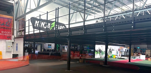 Indoor Sports Park Steel Mezzanine Project in Australia 